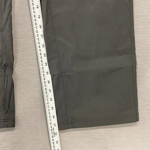 Eddie Bauer Fleece Lined Tech Pants Mens 40 x 32 Gray Water Repellent Insulated - Picture 10 of 13